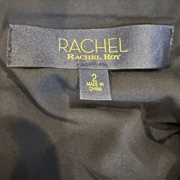 Rachel Roy Zandra Jumpsuit Sleeveless Smocked Zipper Back Black Floral Size 2 - Picture 8 of 16